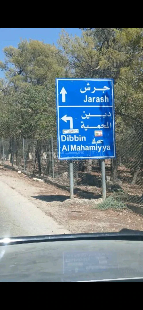 أرض في قرب محمية الغزلان دبين  - 1,680,000 دأ - صورة 1