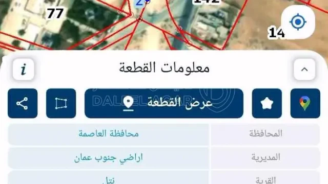 أرض في جنوب عمان نتل - 45,000 دأ - صورة 1