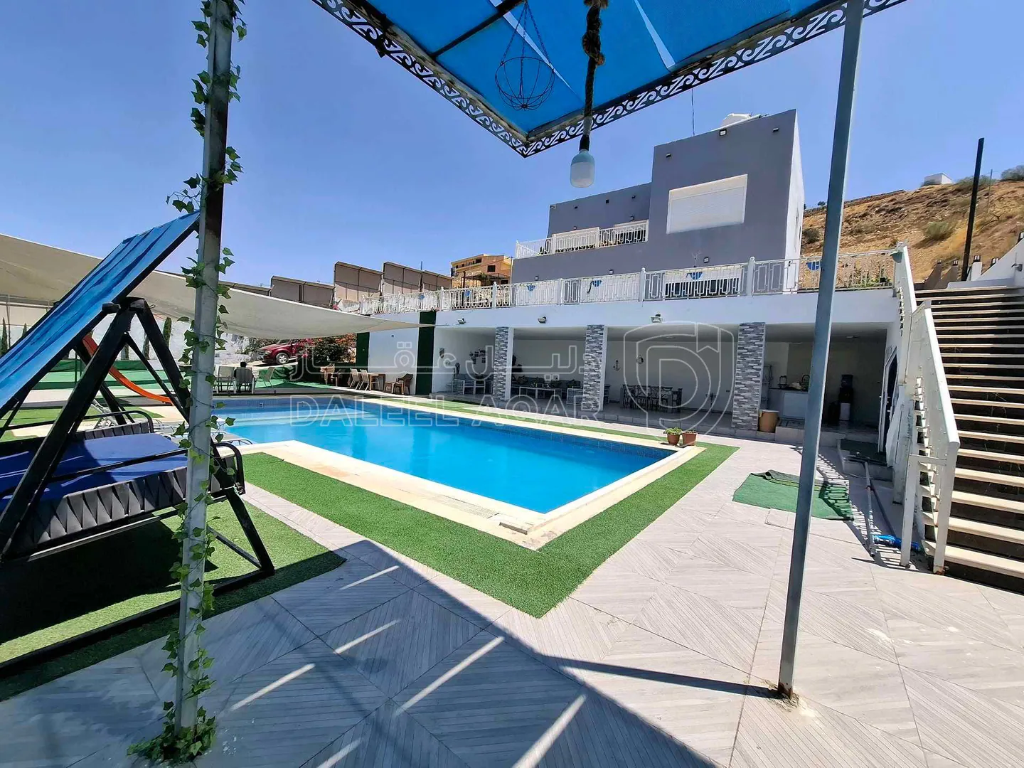 مزرعة/شاليه في طريق عمان حرش المصطبة خلف عسل الطيبات والبان فادي - 170,000 دأ - صورة 1