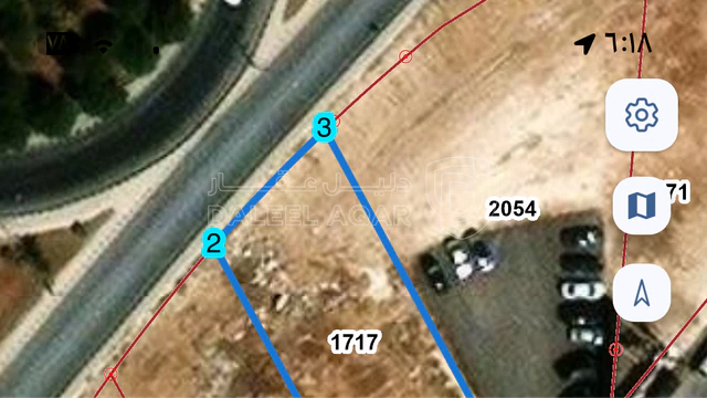 أرض - شارع الاردن  - 450000 دأ