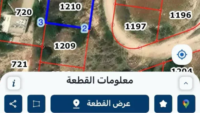 أرض - ارض للبيع في ارقى مناطق ابو السوس  - 80000 دأ