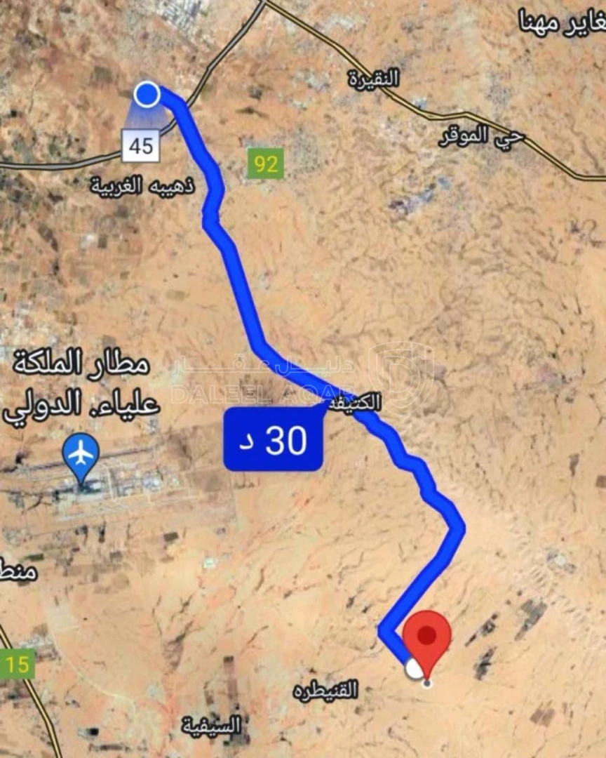 أرض في ارض للبيع القنيطره الكدراوي الشمالي  - 15,000 دأ - صورة 1