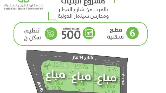 أرض في البنيات اسكان الامانة - 119,000 دأ - صورة NaN