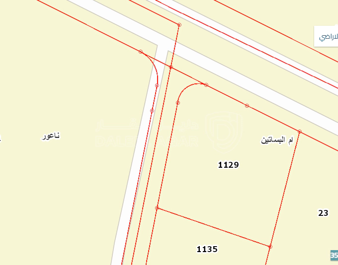 أرض في ارض مساحة 4 دونم تجاري شارع 40 ام البسالتين - 600,000 دأ - صورة 1