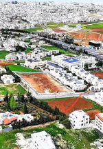 أرض - الظهير خلف مجمع ابو جاموس مقابل العشر فلل  - 1875000 دأ