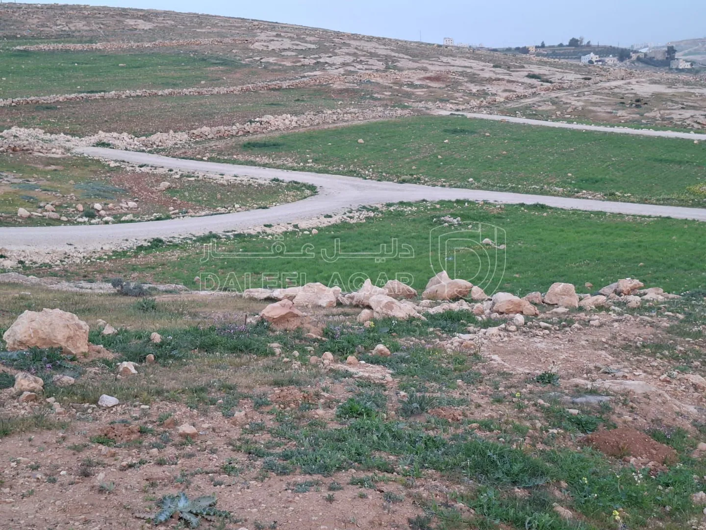 أرض في أرض سكنية بالمستندة الجديدة- 2.5 كم عن اشارة الغاز - 33,000 دأ - صورة 1