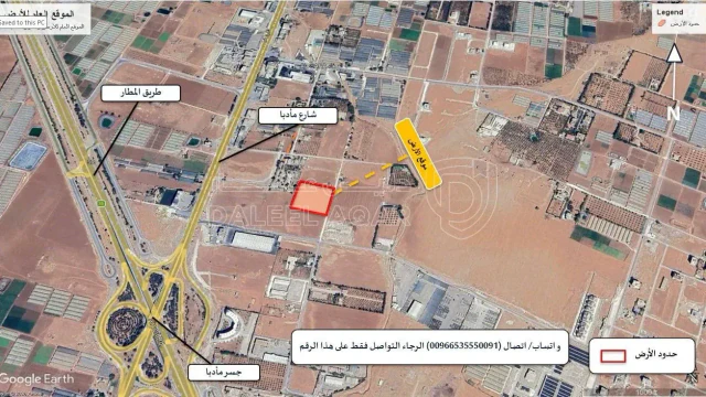 أرض - جنوب عمان - بالقرب من طريق المطار وشارع مادبا - 900000 دأ