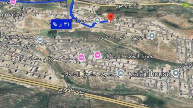 أرض - قطعة ارض حي المنصور ياجوز مميزه  - 265000 دأ
