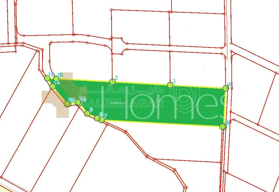 أرض في ارض للبيع في طريق المطار، بمساحة ارض 11670م - 410,000 دأ - صورة 1