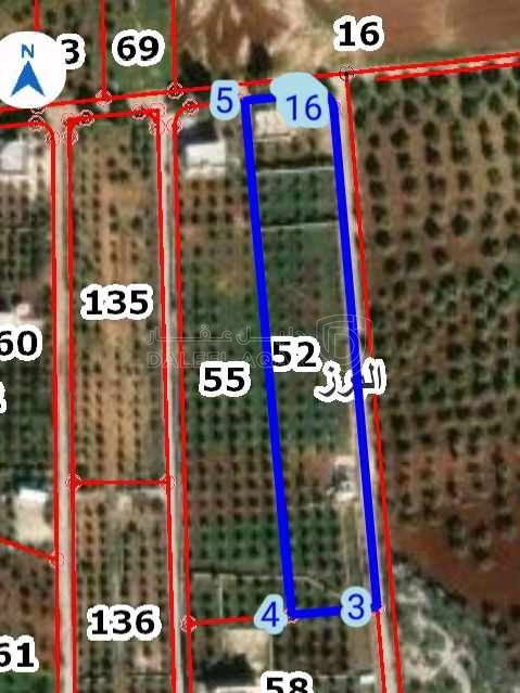 أرض في 🟡📍أرض للبيع/ اربد -كفر جايز  - 18,000 دأ - صورة 2