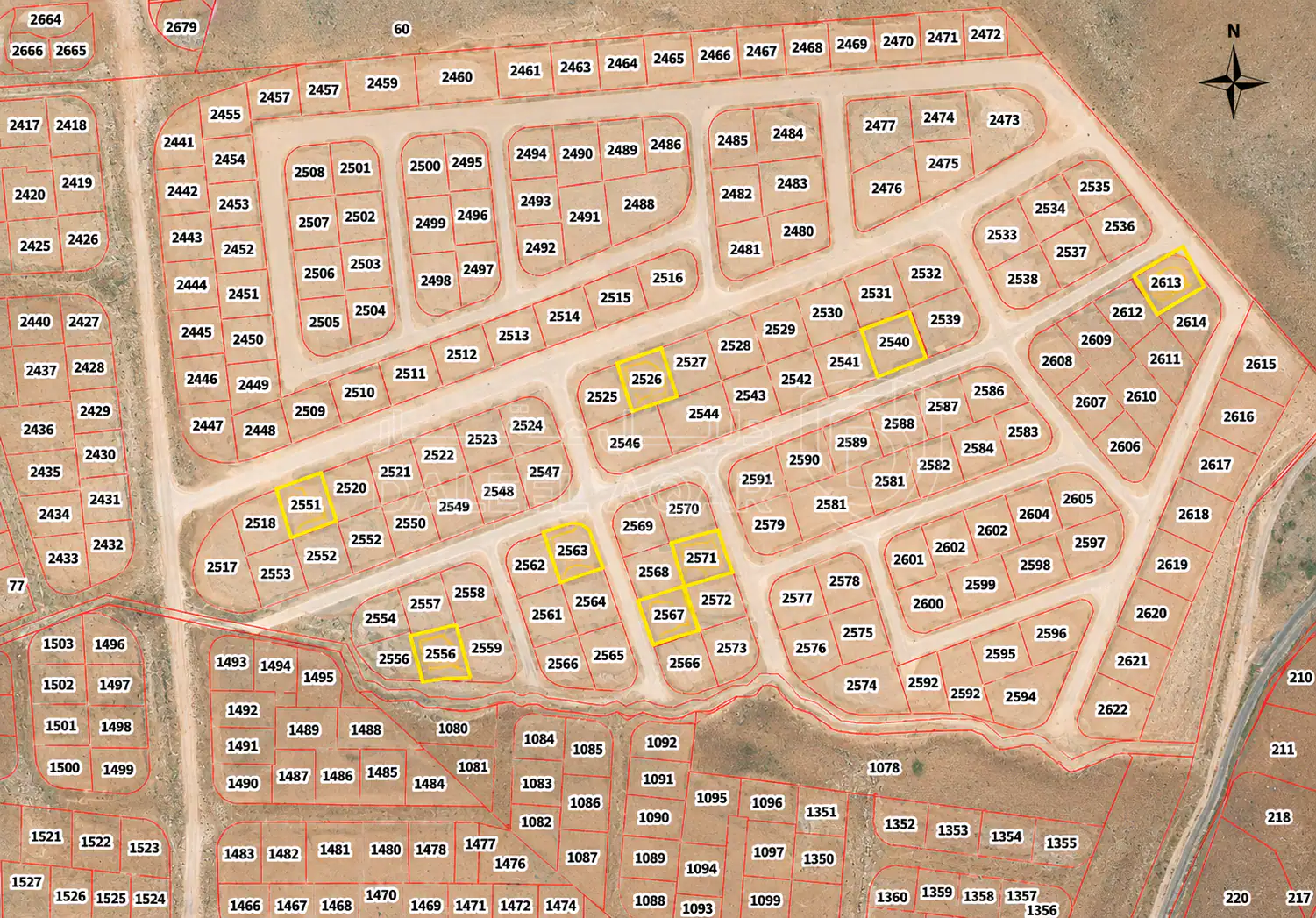 أرض في 🏡 عدة قطع أراضٍ للبيع – ماركا / أراضي عطل الرصيفة - 22,000 دأ - صورة 1
