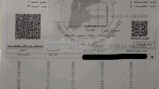 شقة - معان طريق اذرح  - 17500 دأ
