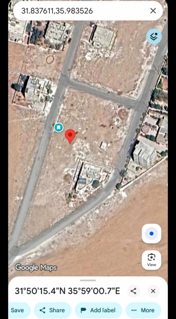 أرض في قرية سالم خلف خريية سوق  - 38,000 دأ - صورة 1