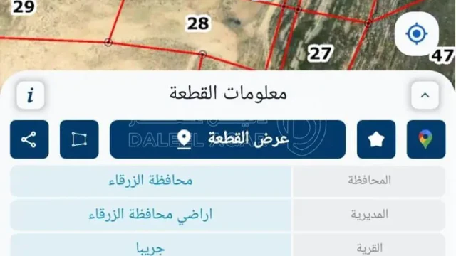 أرض في جريبا - تبعد عن شارع بيرين الرئيسي 750 م  - 22,500 دأ - صورة 1