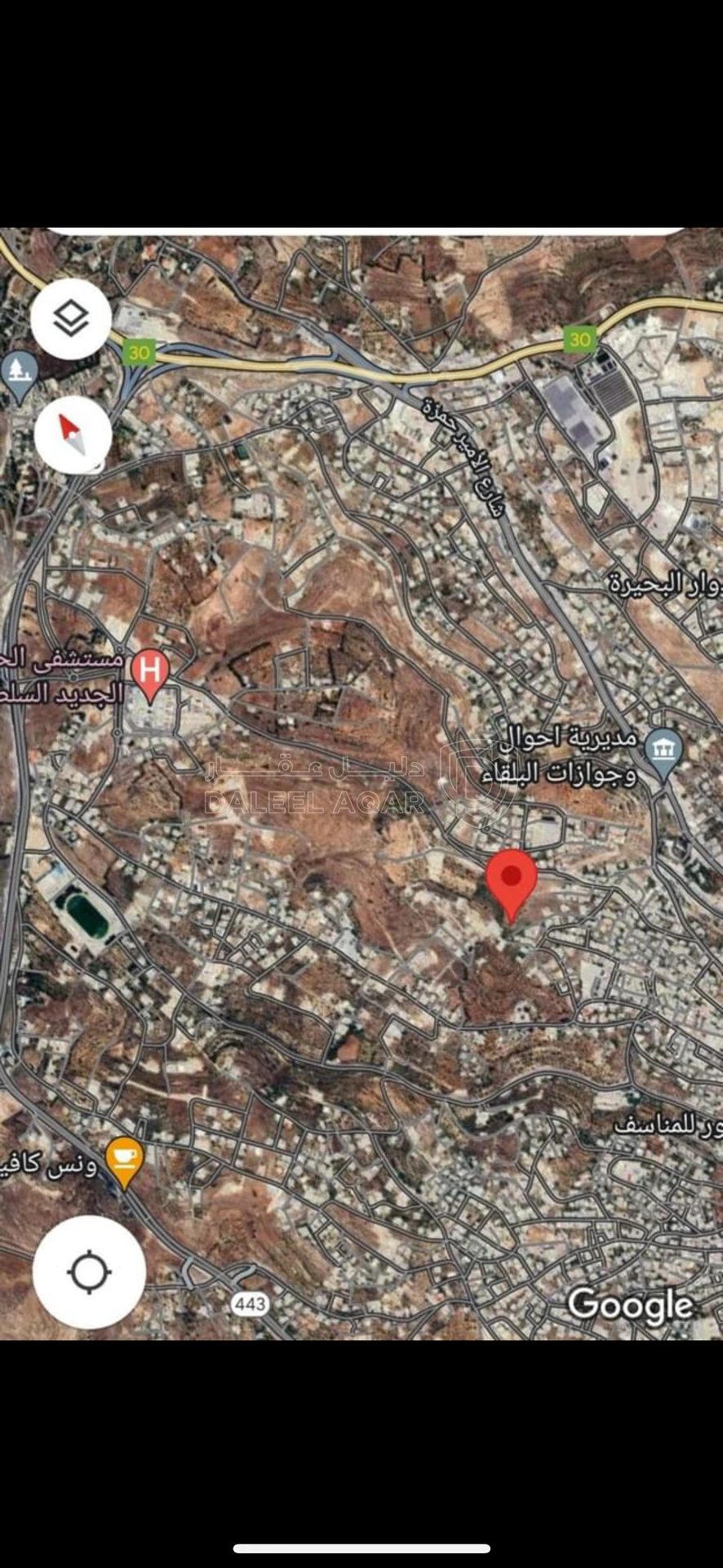 أرض في أراضي للبيع في السلط بأسعار تبدأ من 30,000 دينار - 45,000 دأ - صورة 2