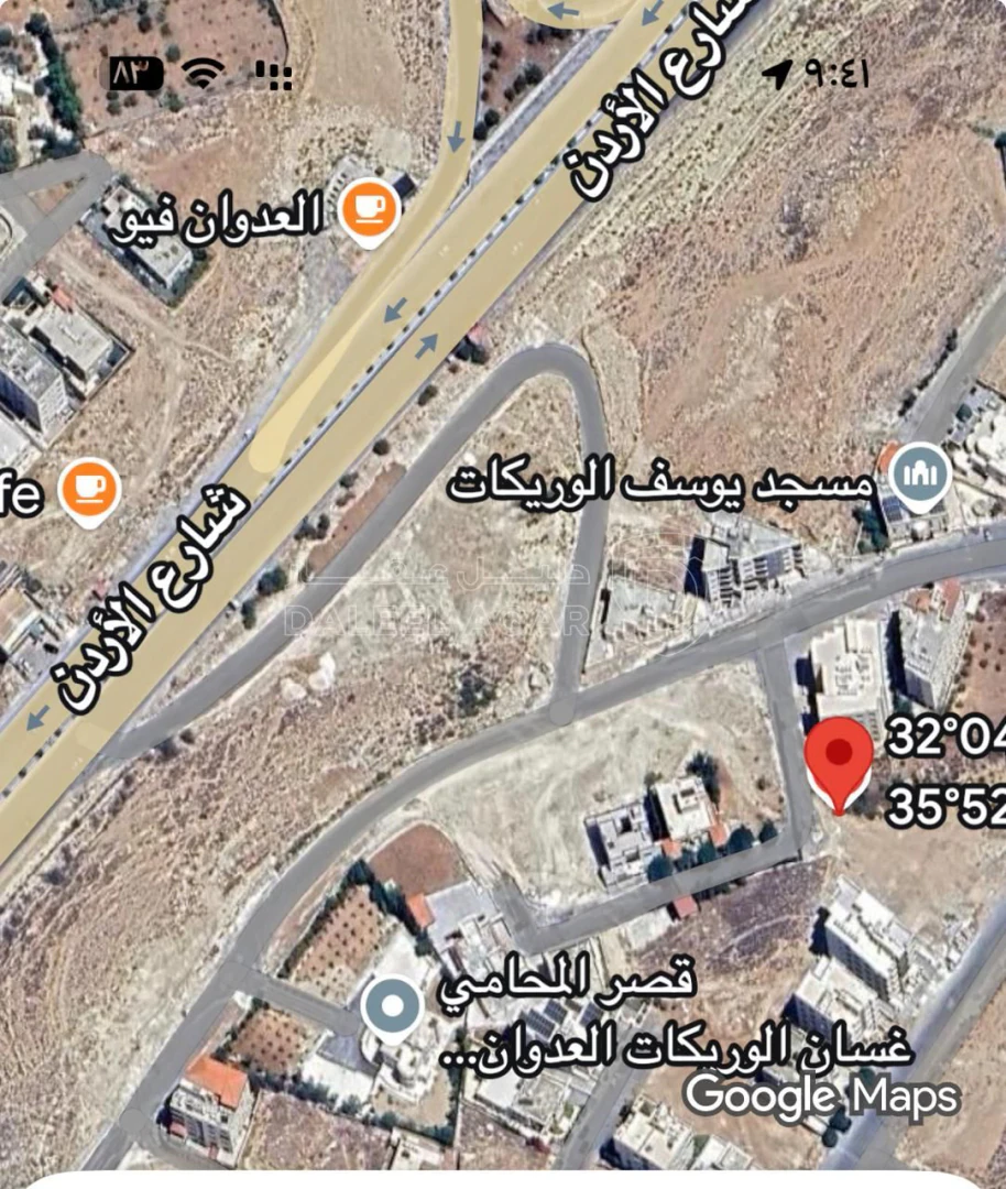 أرض في عمان ابو نصير حوض الوسية بالقرب من مسجد يوسف الوري - 90,000 دأ - صورة 1
