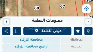 أرض - للبيع أرض مميزة في جريبا – محافظة الزرقاء - 95000 دأ