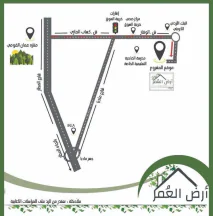 أرض في جاوا - نافع - قرب دوار السوق المركزي - 65,000 دأ - صورة NaN