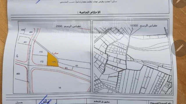أرض في حسبان... بالقرب من بلدية حسبان الجديدة...  - 114,000 دأ - صورة NaN