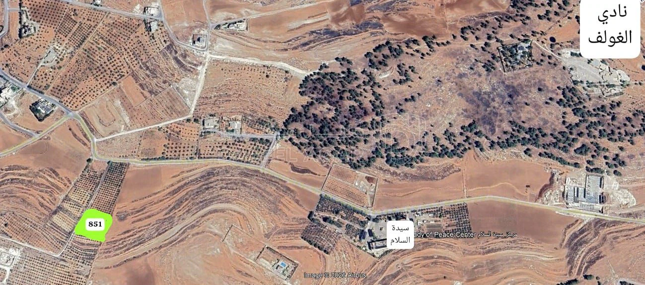أرض في 3800 متر ام رمانة ناعور - 600,000 دأ - صورة 1