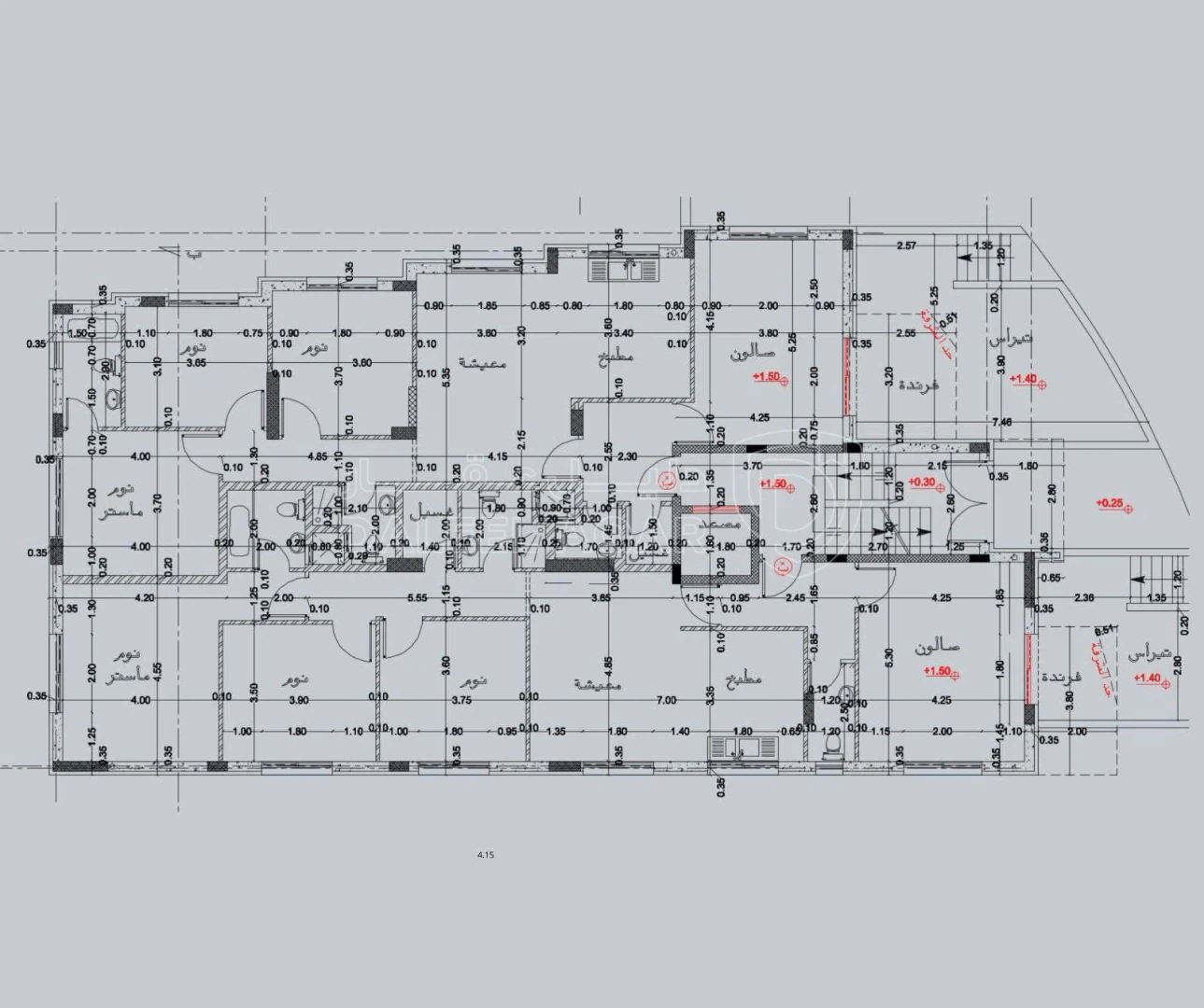 شقة في شقه مميزه جديده باطلاله خياليه وبخصوصيه عاليه - 80,000 دأ - صورة 1