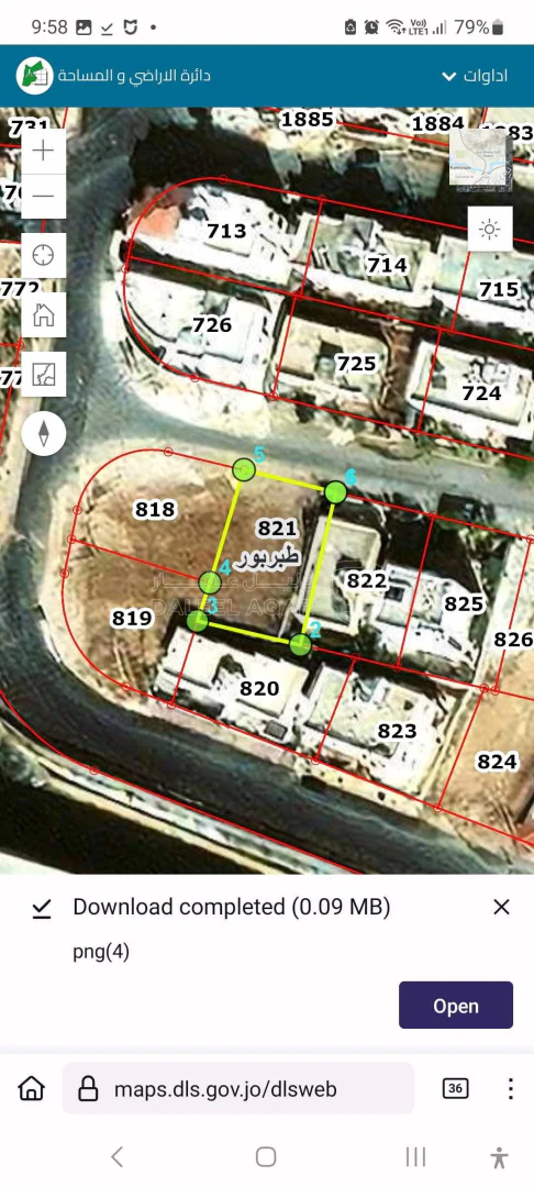 أرض في عمان،طبربور،عين رباط فوق مدرسة قنديل الشرق مباشرة - 110,000 دأ - صورة 1