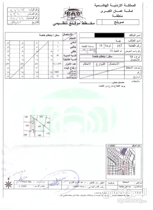أرض في دابوق ام بطيمة - 550,000 دأ - صورة 1