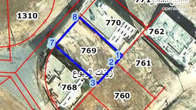 أرض - شمال عمان - زينات الربوع - 75000 دأ