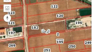 أرض في حوض نقع الرميث شارع 16 متر + شارع جانبي   - 37,000 دأ - صورة 1