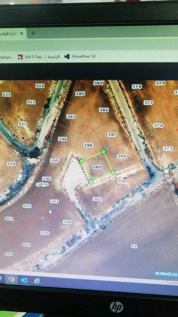 أرض في عمان-اراضي شمال عمان-موبص-قطعه 389 - 40,000 دأ - صورة 1