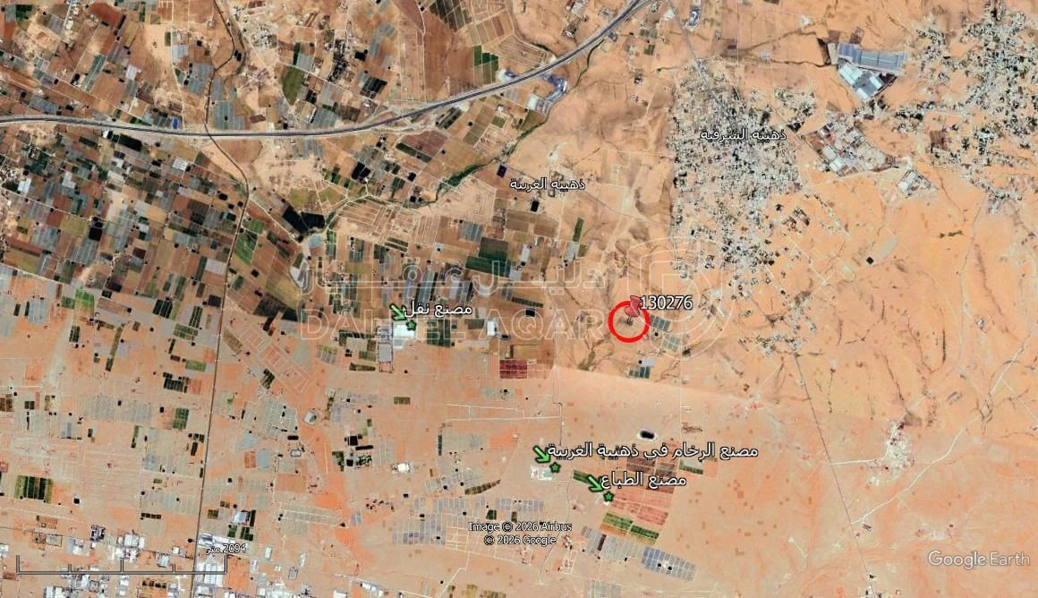 أرض في الذهبية الغربية - 150,000 دأ - صورة 2