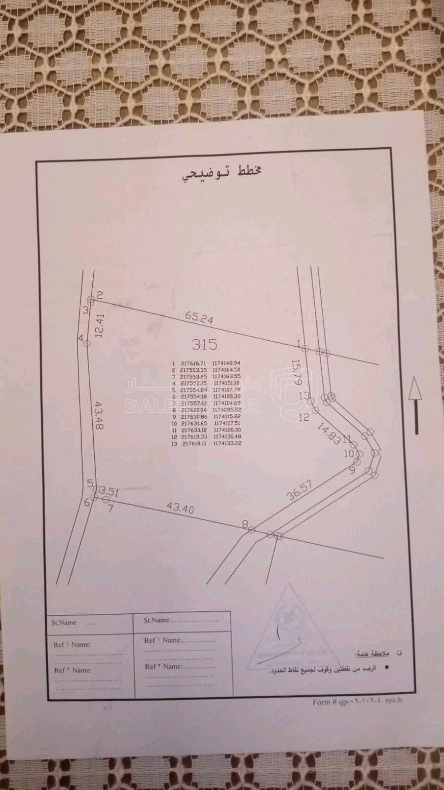 أرض في السلط/الصبيحي/بيوضة الشمالية  - 33,000 دأ - صورة 1