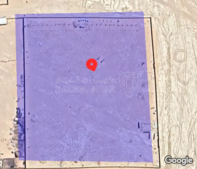 أرض في القويرة غرب المطار الكوربه حوض 18 - 50,000 دأ - صورة 1