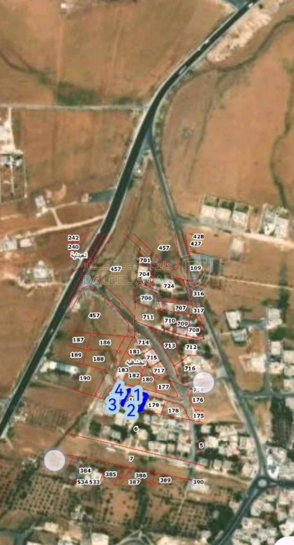 أرض في عمان خشافية الدبايبة بجانب مسجد عبدالله الدبوبي - 27,000 دأ - صورة 1