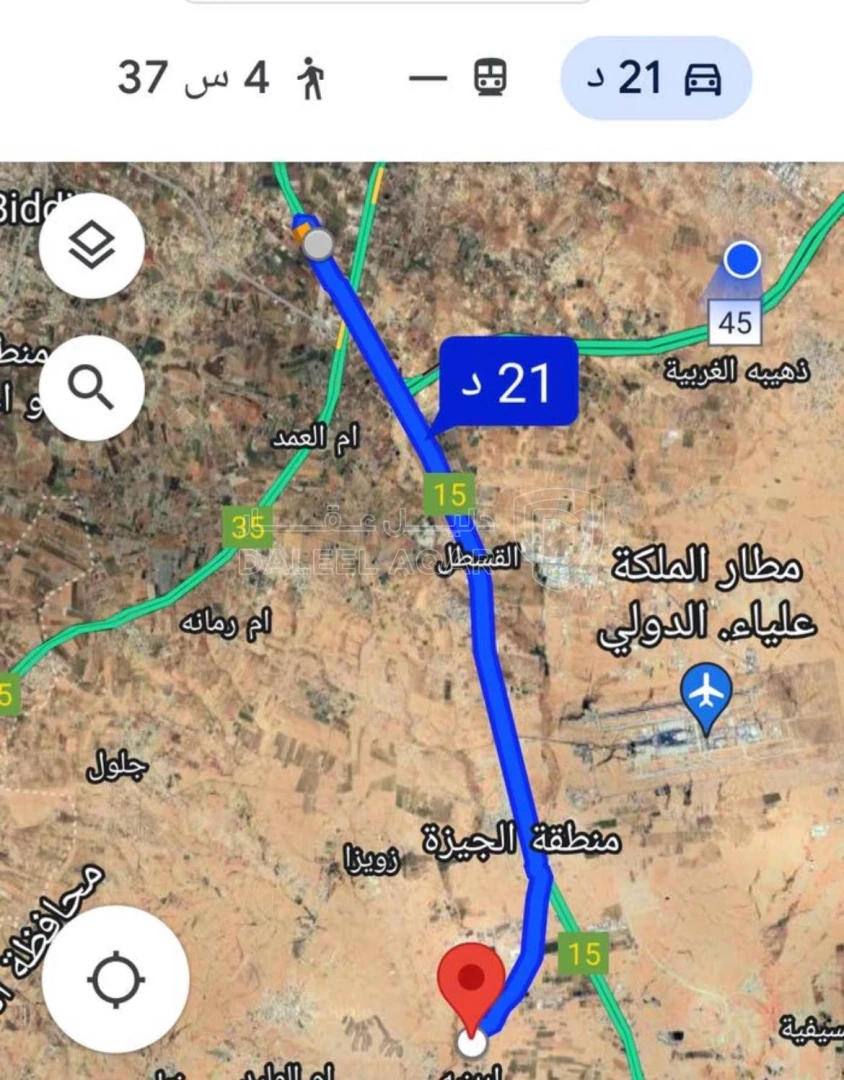 أرض في قطعة ارض للبيع ارينبة الغربية كاش او اقساط - 8,500 دأ - صورة 1