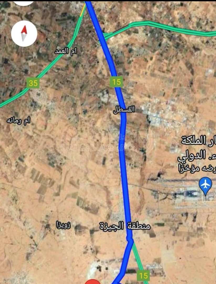 أرض في قطعة ارض للبيع ارينبة الغربية كاش او اقساط - 8,500 دأ - صورة 1