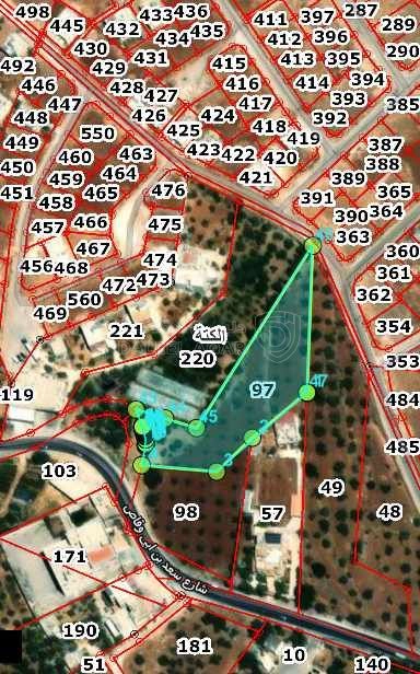 أرض في مقابل مديرية زراعة جرش - 230,000 دأ - صورة 1