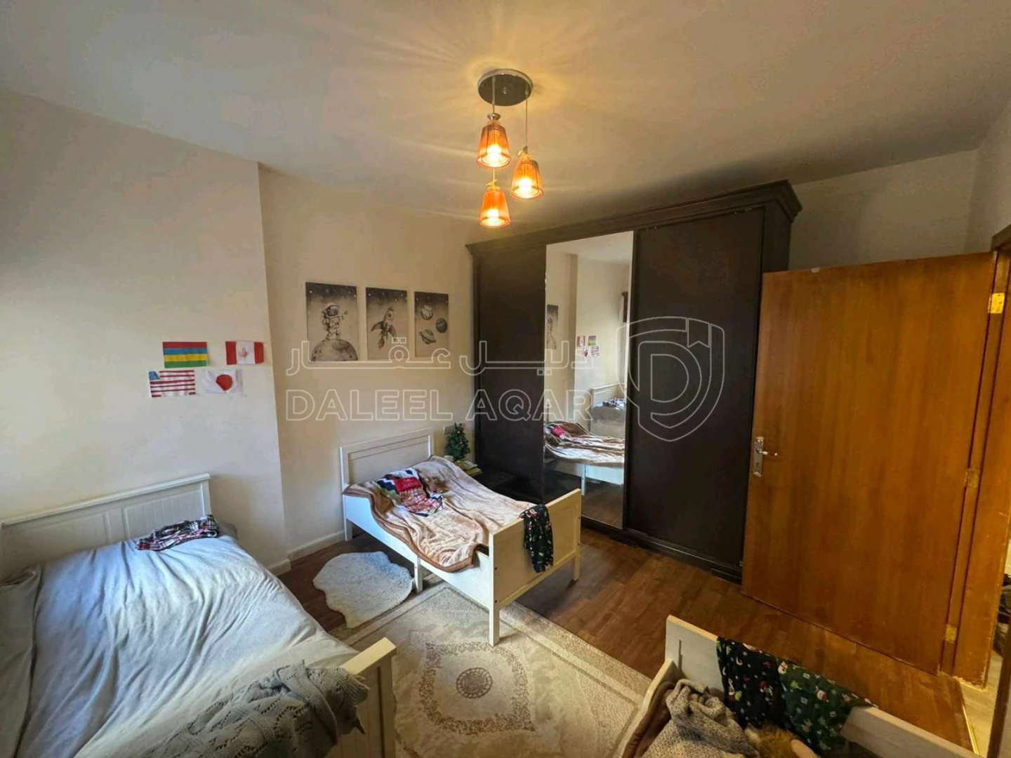 شقة في الجندويل مقابل مدرسه الفاروق - 80,000 دأ - صورة 1