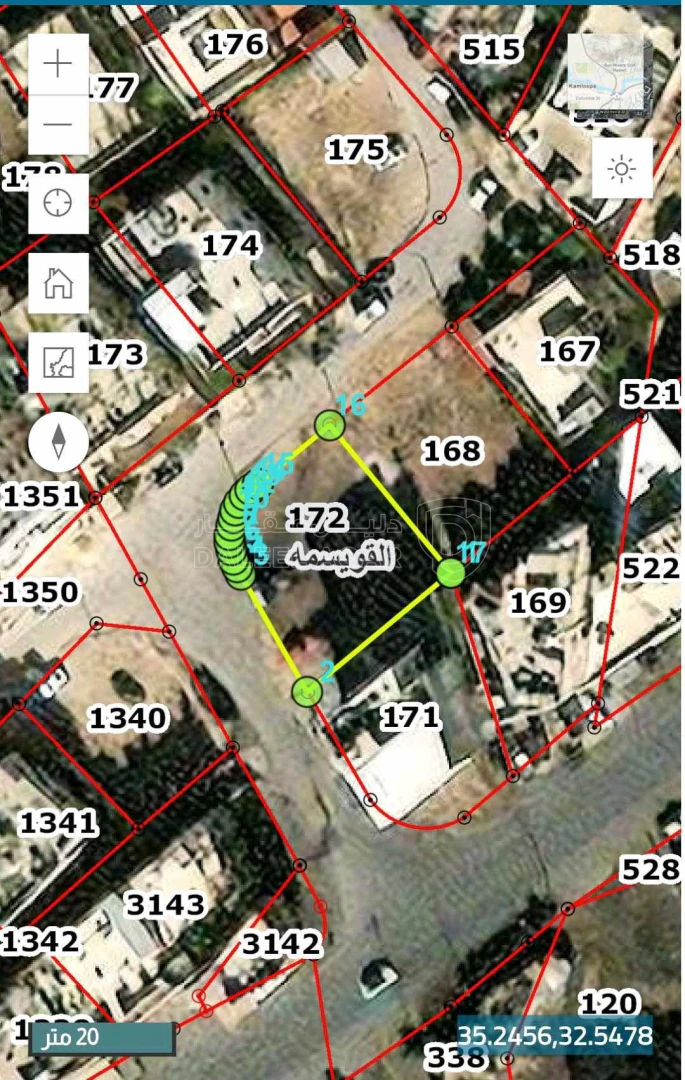 أرض في القويسمة بالقرب من دوار منور الحديد  - 60,000 دأ - صورة 1