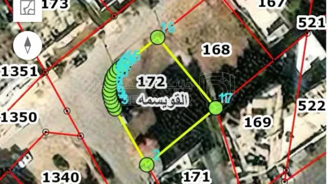 أرض - القويسمة بالقرب من دوار منور الحديد  - 60000 دأ