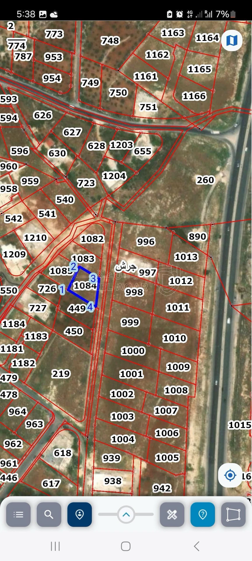 أرض في جرش - 85,000 دأ - صورة 2
