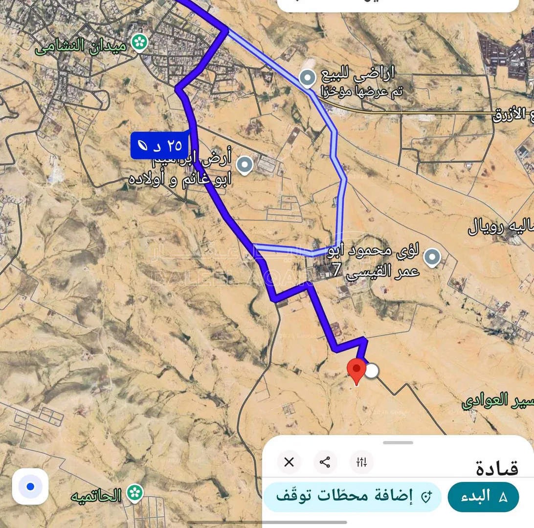 أرض في للبيع ارض 10 دونم في الموقر قرب مزرعه مقدادي  - 35,000 دأ - صورة 4