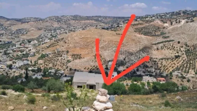 أرض - قطغه ارض مستقلة غرب عمان البصة - 55000 دأ
