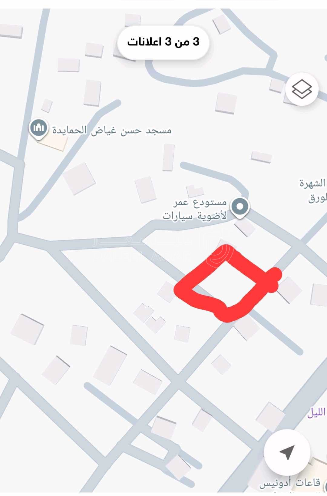 أرض في الزرقاء الرصيفة اسكان هاشم حي الفاخورة - 35,000 دأ - صورة 2