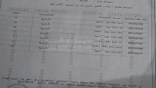 أرض - ارض للبيع - 50000 دأ