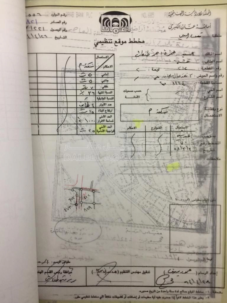 أرض في تلاع العلي الغربي - 375,000 دأ - صورة 6