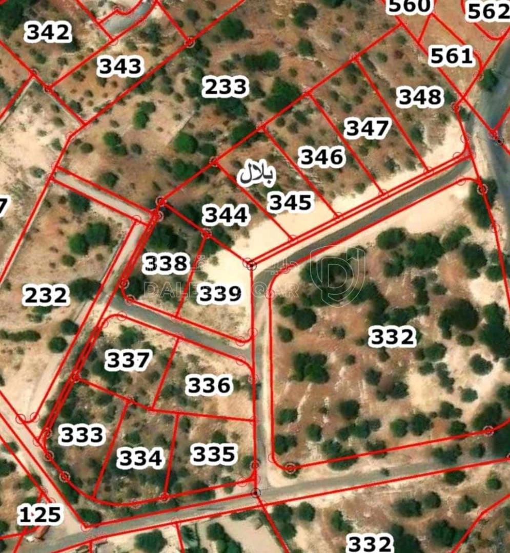 أرض في مشروع طلة القدس / بدر الجديدة / قرية بلال - 385,000 دأ - صورة 1