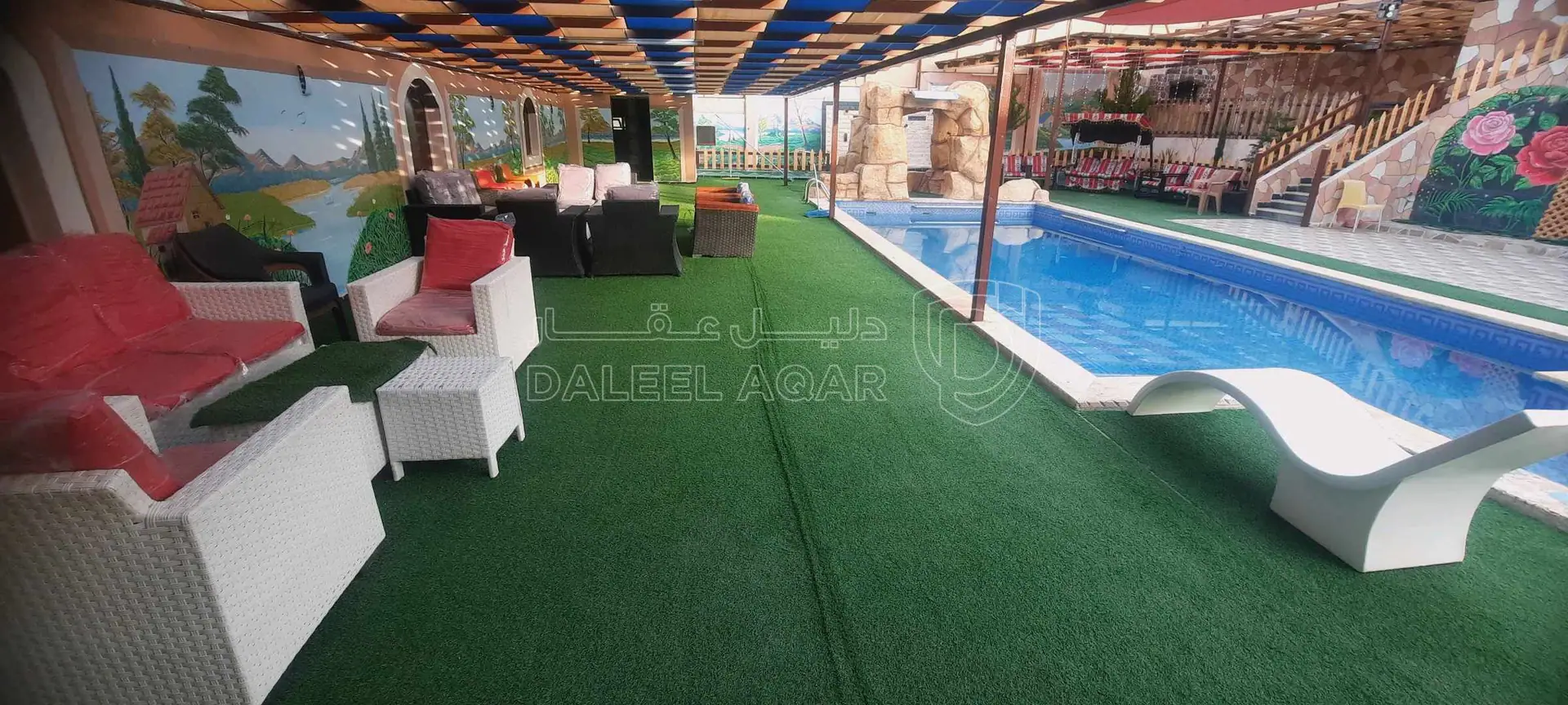 مزرعة/شاليه في مزرعة وشاليه منطقة غريسا  - 125,000 دأ - صورة 1