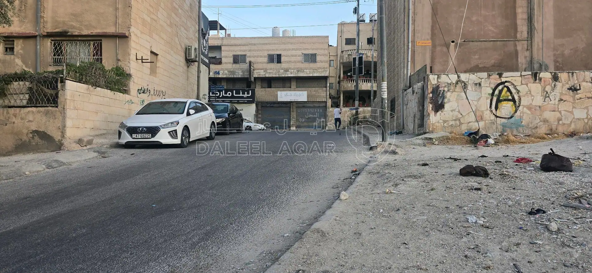 أرض في خلف البريد مقابل سوبر ماركت لينا  - 13,000 دأ - صورة 1
