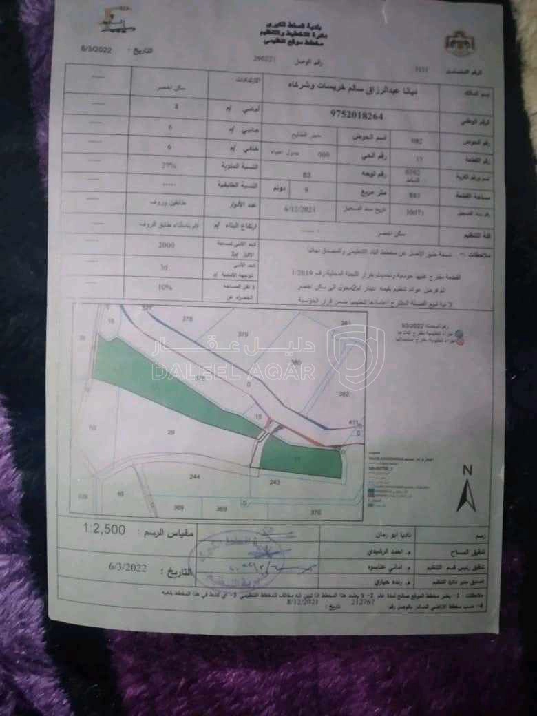 أرض في السلط المغاريب الحجر الطايح - 247,125 دأ - صورة 1
